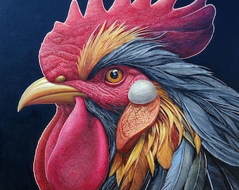 HERALD AUTHORITY - original oil painting by Grigor Velev