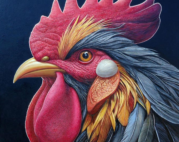 HERALD AUTHORITY - original oil painting by Grigor Velev