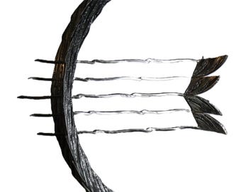 BOW - original steel sculpture by Stevlin Yovchev