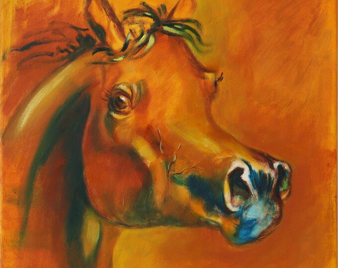 TEMPER - original oil painting by Hristo Hristov