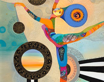 MY SMALL WORLD - original oil painting by Silvia Pavlova