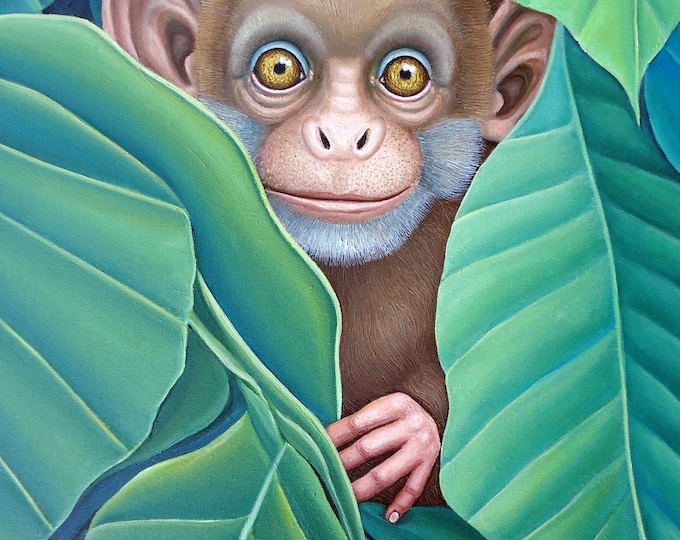 PECULIAR LOOK II - original oil painting by Grigor Velev