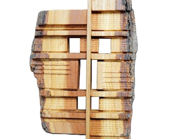 MASK OF GLAMOUR - original wood wall sculpture by Sava Draganov