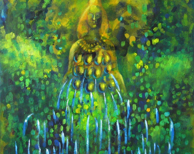 MOTHER NATURE - original oil painting by Hristo Hristov