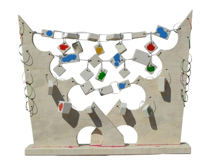 THE WISH TREE 5 - original stone sculpture by Ognyan Chitakov