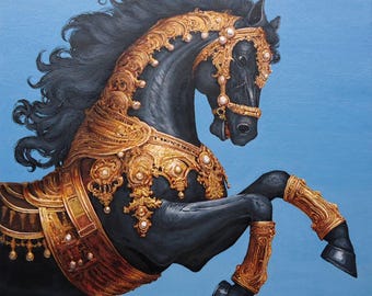 GLAMOR - original oil painting by Grigor Velev