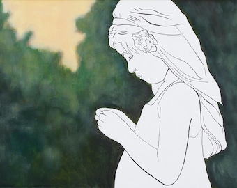 FAITH - original acrylic painting by Nikola Gulev