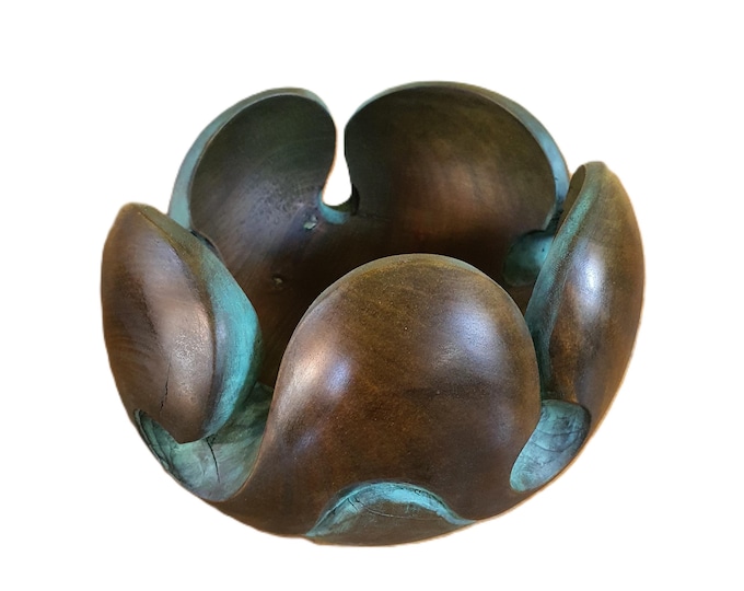 WAVES - original wood sculpture by George Troyanov