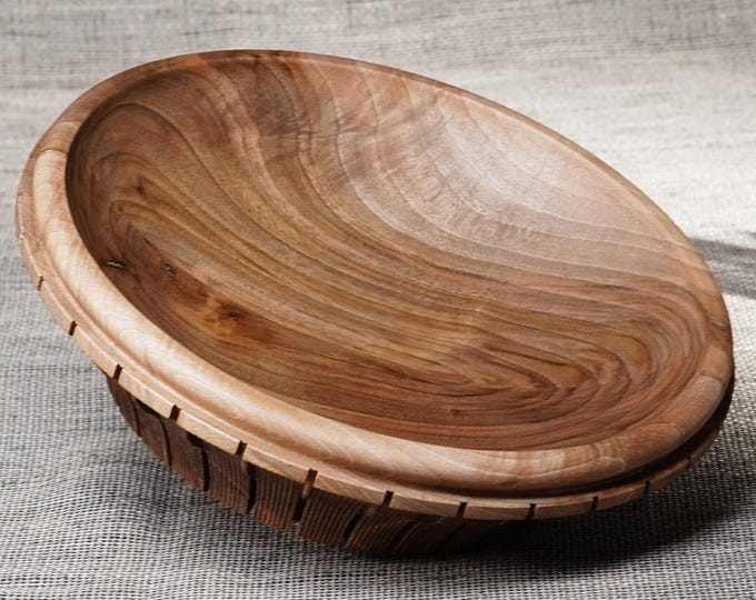 POOL OF WONDERS - sculptural wood bowl by Sava Draganov