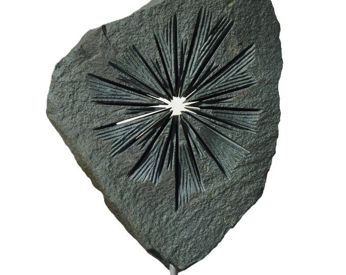 EMERGENT STAR - original stone sculpture by Ognyan Chitakov