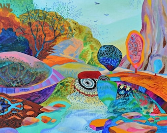 NATURE POETRY - original oil painting by Silvia Pavlova