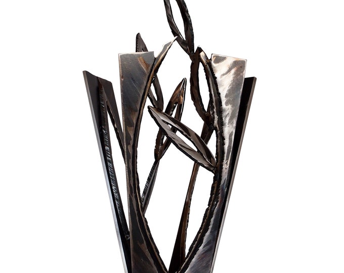 PRIZE FOR SILENCE - original steel sculpture by Stevlin Yovchev