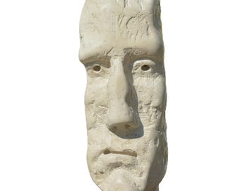 PYRRHO OF ELIS - original limestone sculpture by Ognyan Chitakov