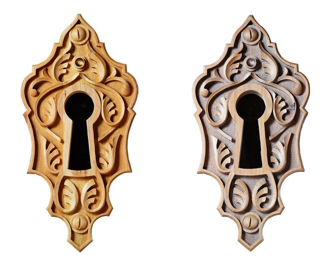 THE KEY LOCKS - two original wood wall sculptures by Sava Draganov