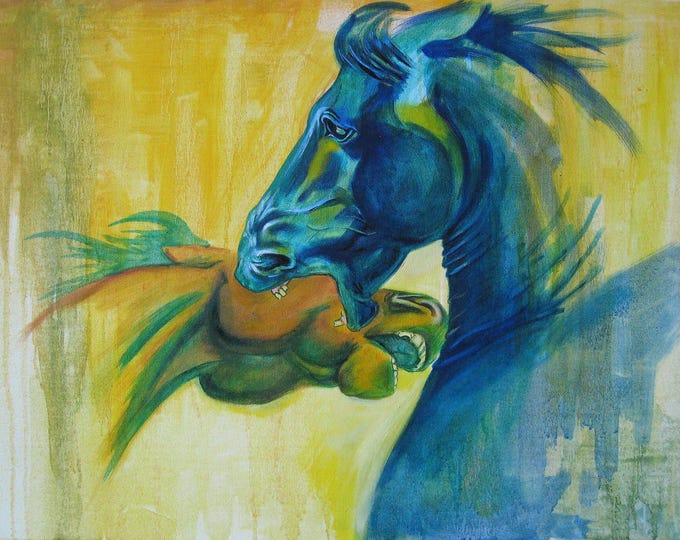 MEN - original oil painting by Hristo Hristov