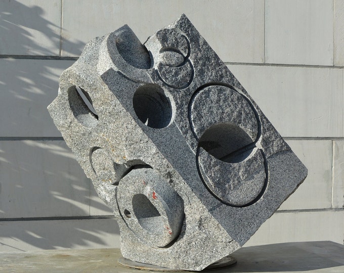 GEOMETRY - original granite sculpture by Ognyan Chitakov