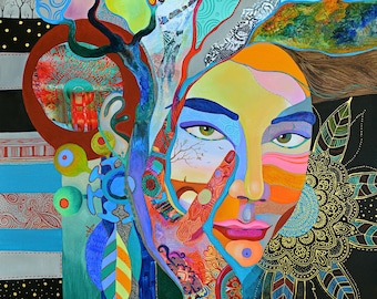 DREAMER'S TERRITORIES - original oil painting by Silvia Pavlova