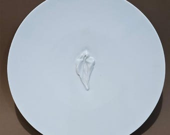 VULVA HYPNOTICA XIV - original porcelain wall sculpture by Zlatina Krusteva