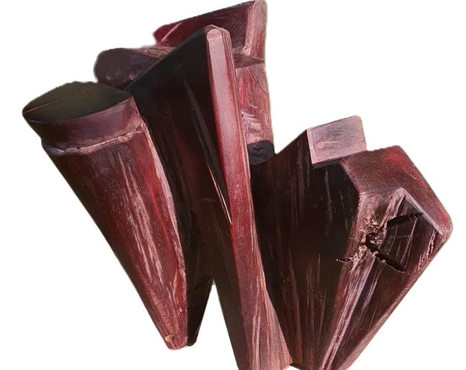 BURGUNDY - original wood sculpture by George Troyanov