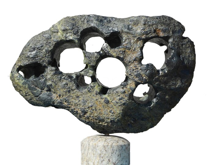 COMET SHOEMAKER-LEVY 9 - original stone sculpture by Ognyan Chitakov
