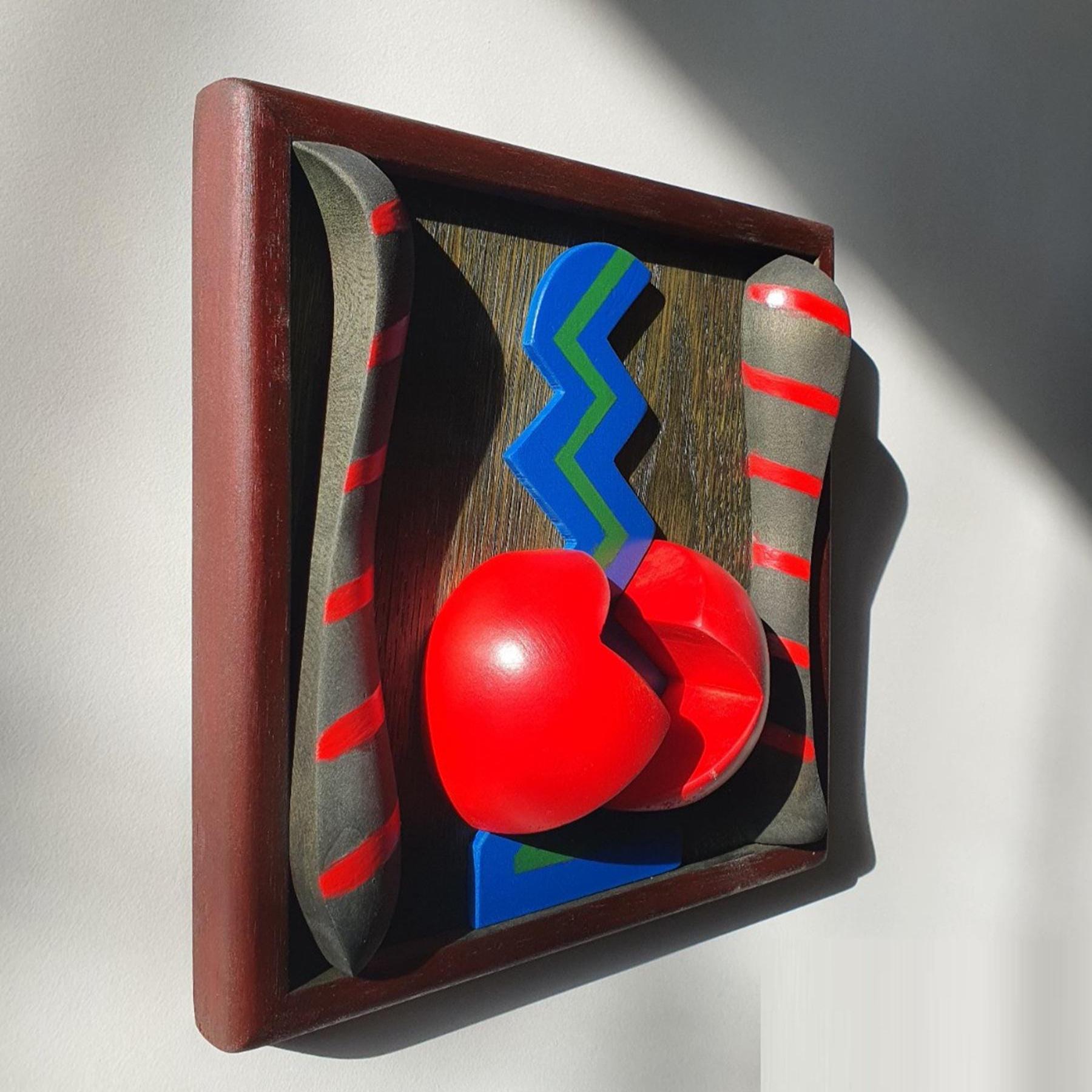 POPPY - original wood wall sculpture by George Troyanov