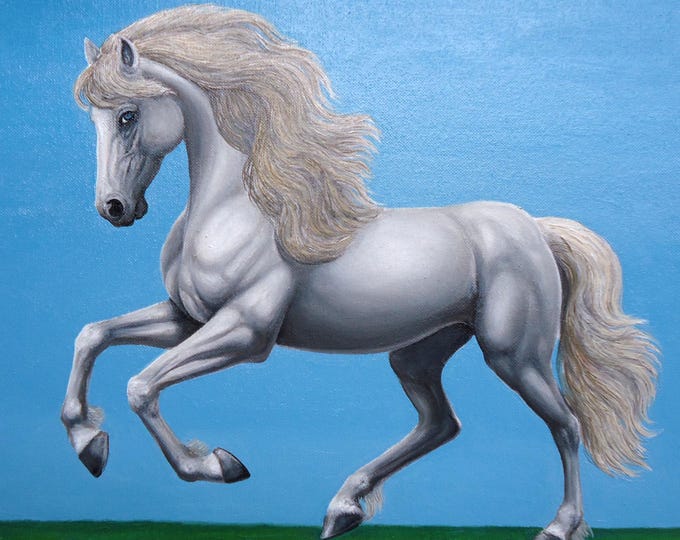GRACE - original oil painting by Grigor Velev