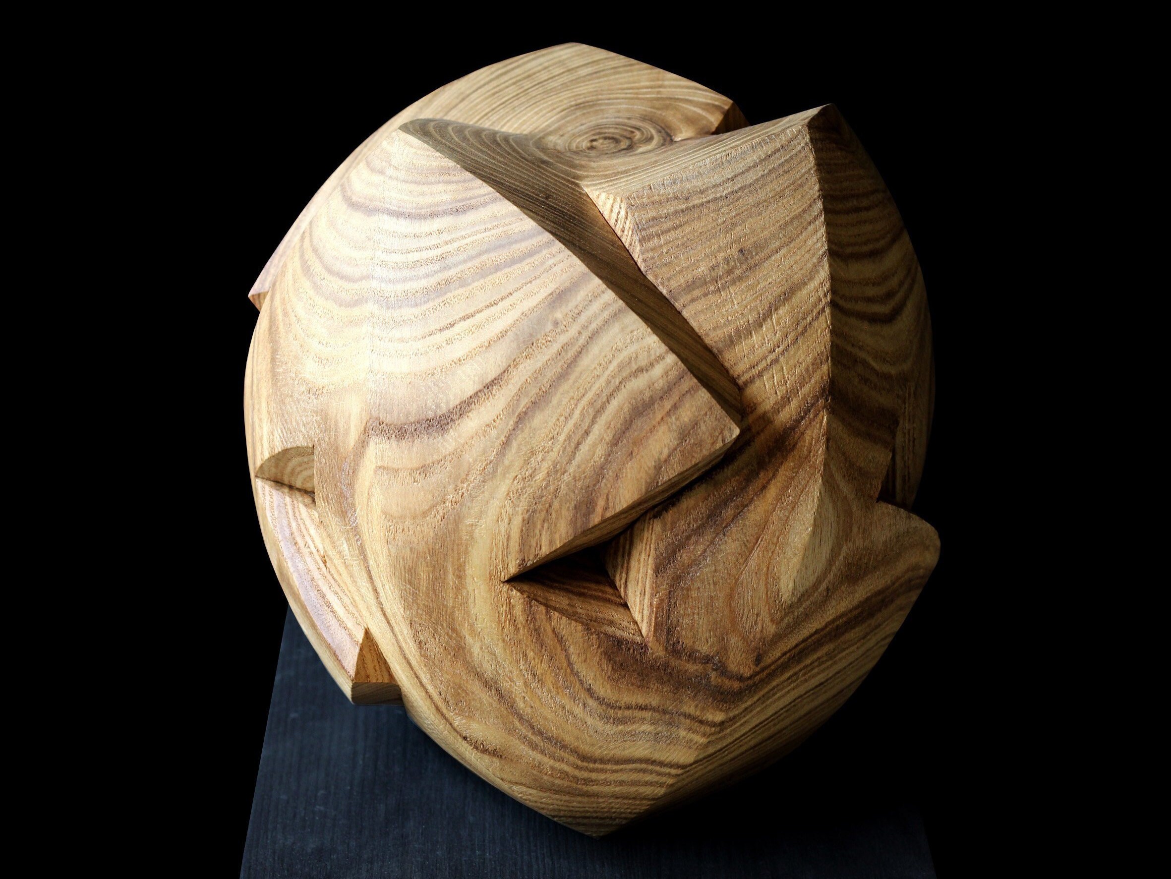 ORIGINAL Wood Sculpture Knot II // Modern Hand Etsy