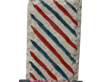 PERSISTENT HUNCH - original limestone sculpture by Ognyan Chitakov