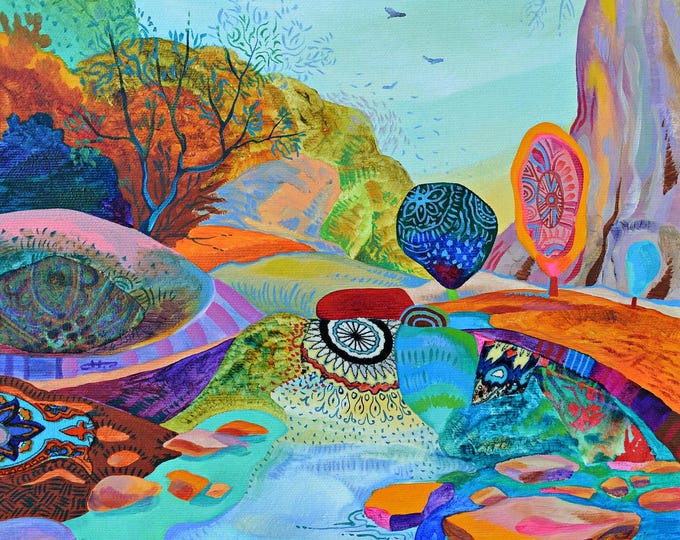 NATURE POETRY - original oil painting by Silvia Pavlova