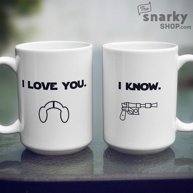 Star Wars ich liebe dich ich weiß Becher 15 Unzen Tasse Etsy.de