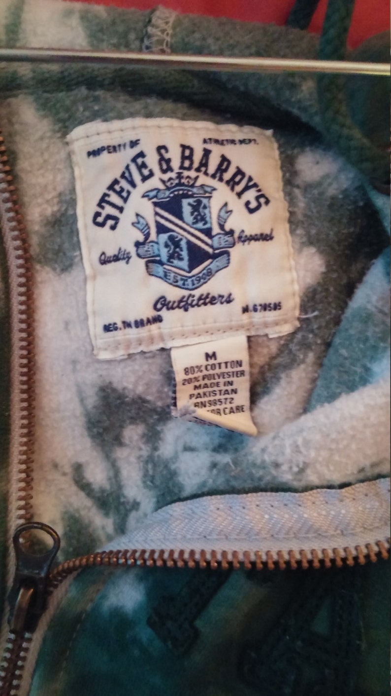 Michigan State University tie dye zip-up hoodie