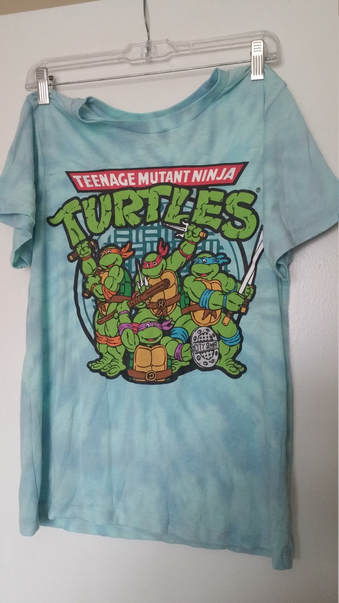 Ninja Turtles Tie Dyed T-shirt Women's Medium - Etsy