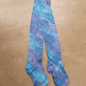 Ice Dyed Thigh High Socks