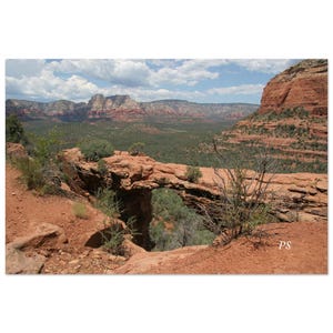 Natürliche Brücke Sedona Arizona Aluminium Druck