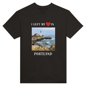 Portland Headlight Lighthouse Crewneck T-shirt