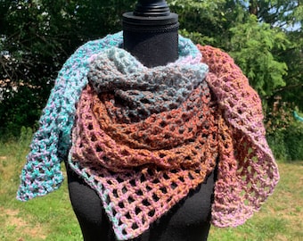 Gradient Crochet Shawl