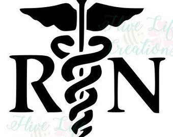 Nursing Star of Life SVG * star of life descarga instantánea * RN Nursing SVG * svg dxf, png * Cricut Silohouette descargar archivo * símbolo médico