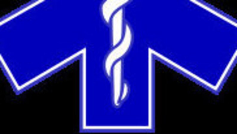 Star of Life SVG * star of life instant download * EMT Paramedic SVG * svg dxf, png file * Cricut Silohouette download file* medical symbol image 5
