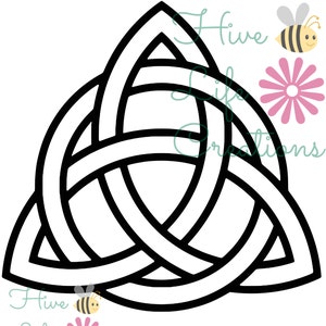 Celtic Trinity Knot  SVG * Irish St. Patrick's Day SVG DXF Png File * Instant download * Cricut Silhouette Cut File * Celtic Svg * Clad-ah