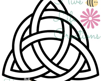 Celtic Trinity Knot  SVG * Irish St. Patrick's Day SVG DXF Png File * Instant download * Cricut Silhouette Cut File * Celtic Svg * Clad-ah