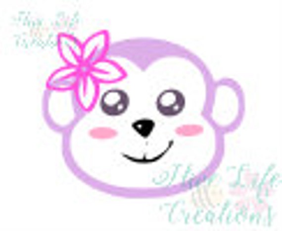 Download Monkey Face Instant Download Baby Monkey Svg File Instant Etsy