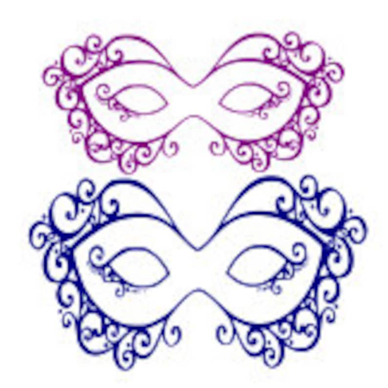 Download Mardi Gras Mask Digital Download Cricut Silhouette ...