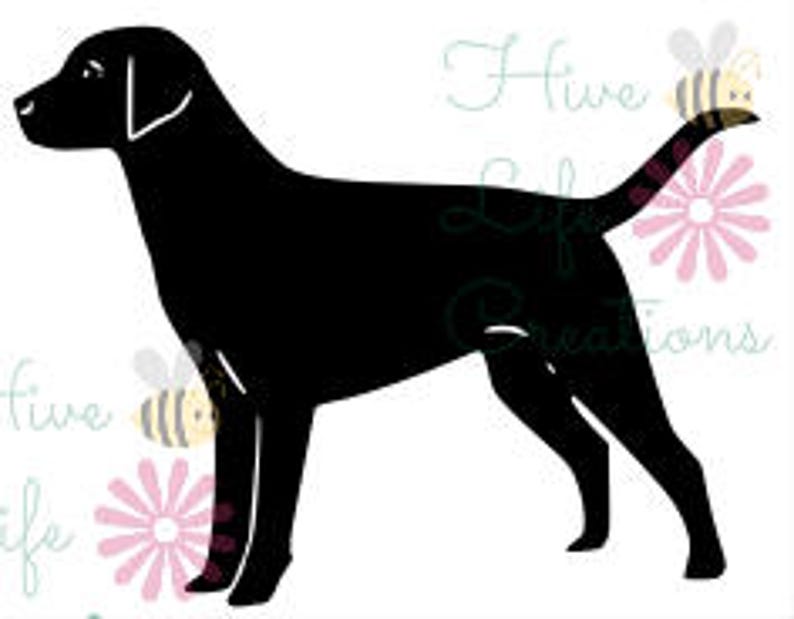 Download Labrador Retriever Instant Download Lab Dog Silhouette SVG | Etsy