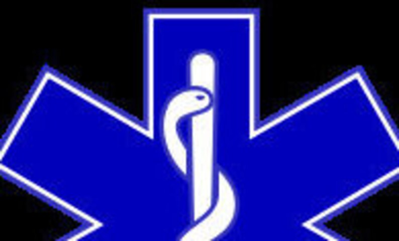 Star of Life SVG * star of life instant download * EMT Paramedic SVG * svg dxf, png file * Cricut Silohouette download file* medical symbol image 4