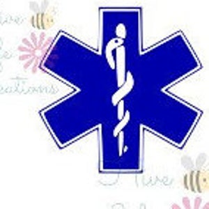 Star of Life SVG * star of life instant download * EMT Paramedic SVG * svg dxf, png file * Cricut Silohouette download file* medical symbol