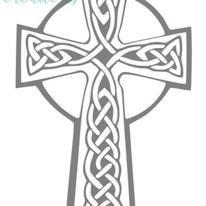Keltisches Kreuz SVG * irischer St. Patrick's Day SVG DXF Png-Datei * sofortigen Download * Cricut Silhouette geschnitten Datei * Celtic Svg * irischen Cross