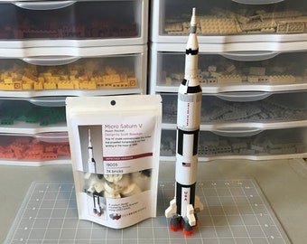 Micro Apollo Saturn V | Brick Building Kit