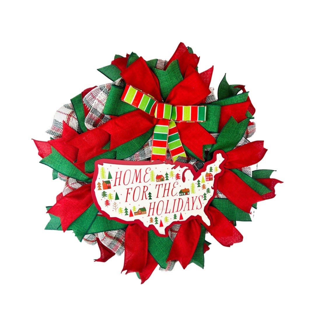 Thin Christmas Wreath 