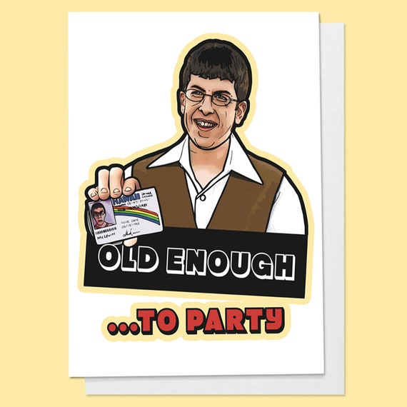 Mclovin Fogell Superbad Greetings Card Milestone Birthday Etsy