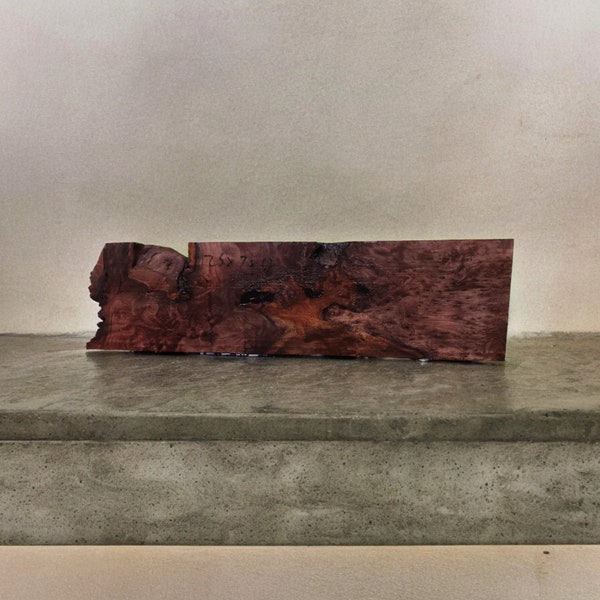 Redwood Burl Billet/Wall art/turning stock/ guitar Billet/E7